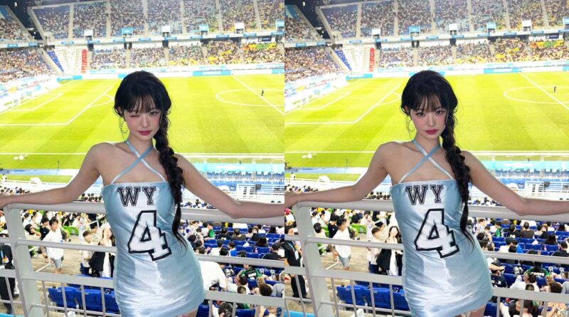 “의상 논란에도 당당”… 인스타그램에 시축 사진 올린 장원영
