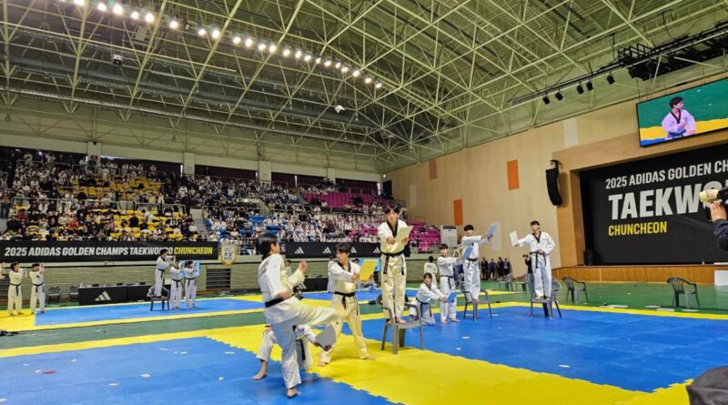 “유소년 태권도의 함성, 춘천을 뒤흔들다”…‘2025 아디다스 골든챔스 태권도 춘천’ 성료