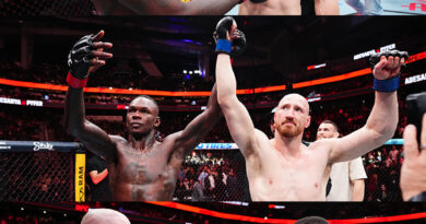 ▲이스라엘 아데산야, 조 파이퍼에 TKO 패 ⓒUFC