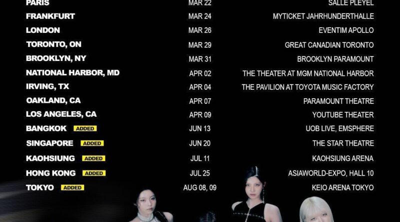 “아시아 5개 도시 확정”… 엔믹스, 첫 월드투어 아시아 일정 공개