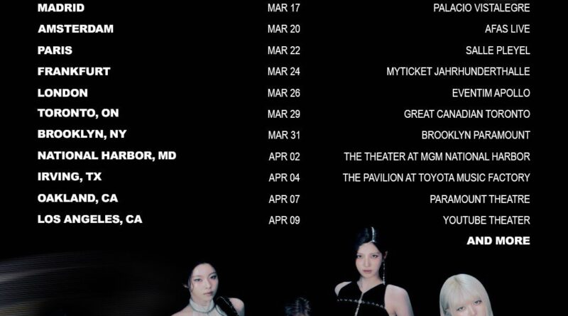 “유럽 첫 단독 콘서트”… 엔믹스, 첫 월드투어 유럽 일정 본격 진행