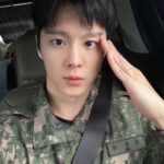 ▲'강나언♥' 김우석, 오늘(3일) 육군 군악대 만기 전역 ⓒ김우석 SNS